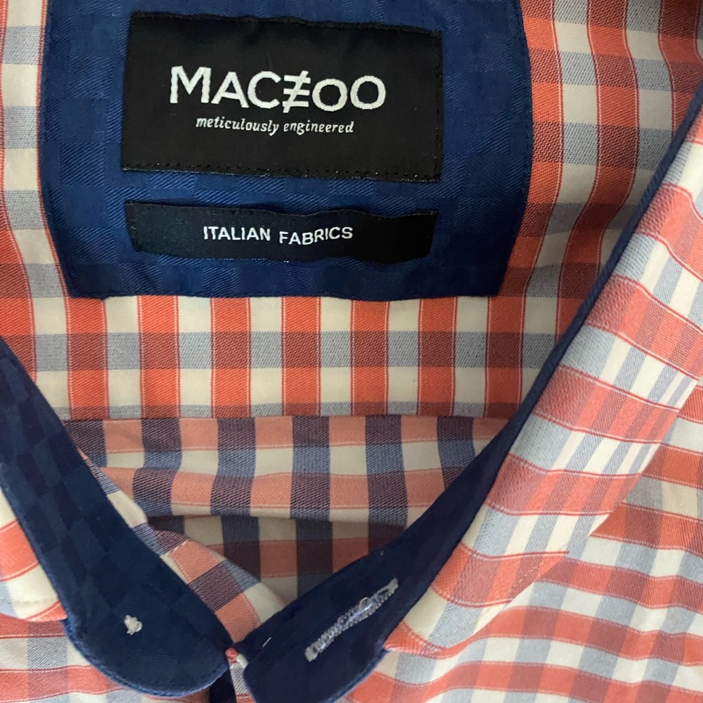 Men’s Maceoo designer dress shirt long sleeve. XXL European size 6. - Picture 3 of 4